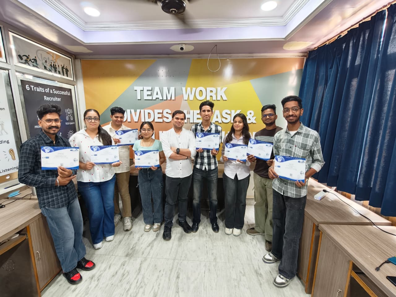 Certificate distribution ceremony at Gurukull Institute Bathinda